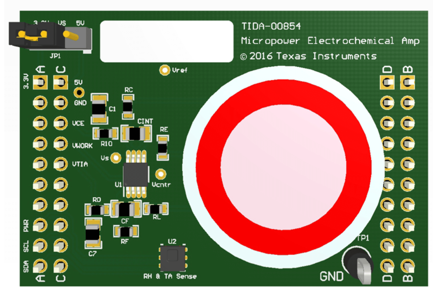 Gas Sensor Amplifier Reference Design