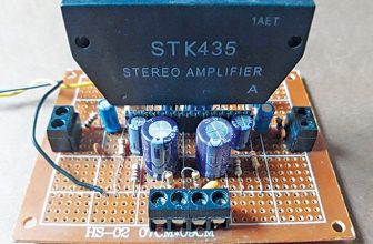 STK435 based Stereo Amplifier Circuit and PCB Design