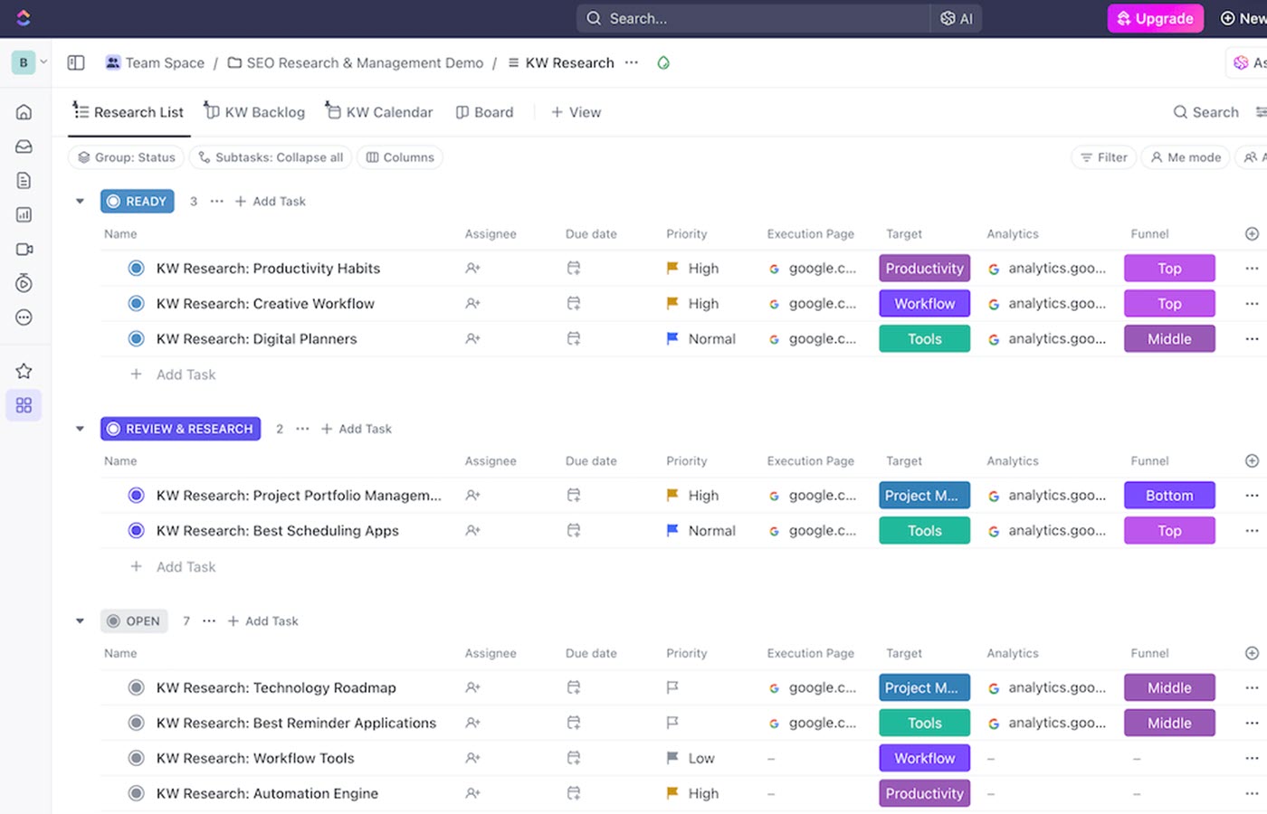 11 Free Keyword Research Templates to Streamline SEO