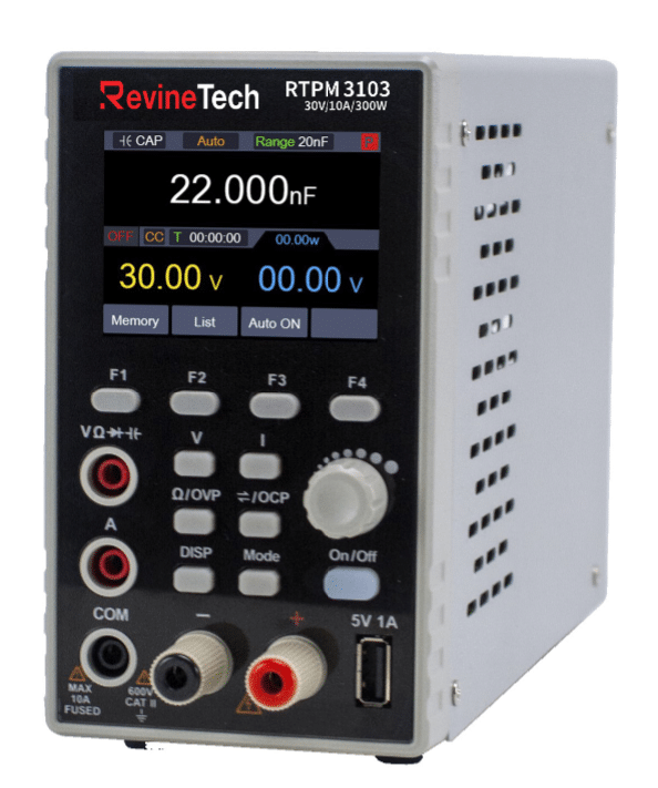 DC Power Supply With Built-In Multimeter