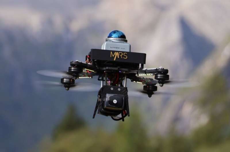 Flying Robot Moves Safely At High Speeds