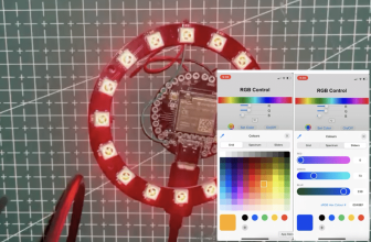 Smallest NeoPixel RGB LED Controller with IoT