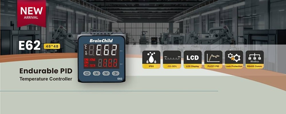 Brainchild’s Latest PID Temperature Controller E62