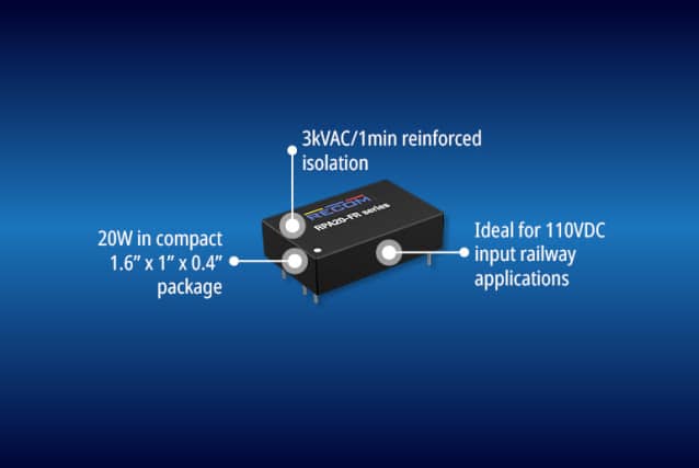 Efficient 20W DC/DC Converters For Industrial Use