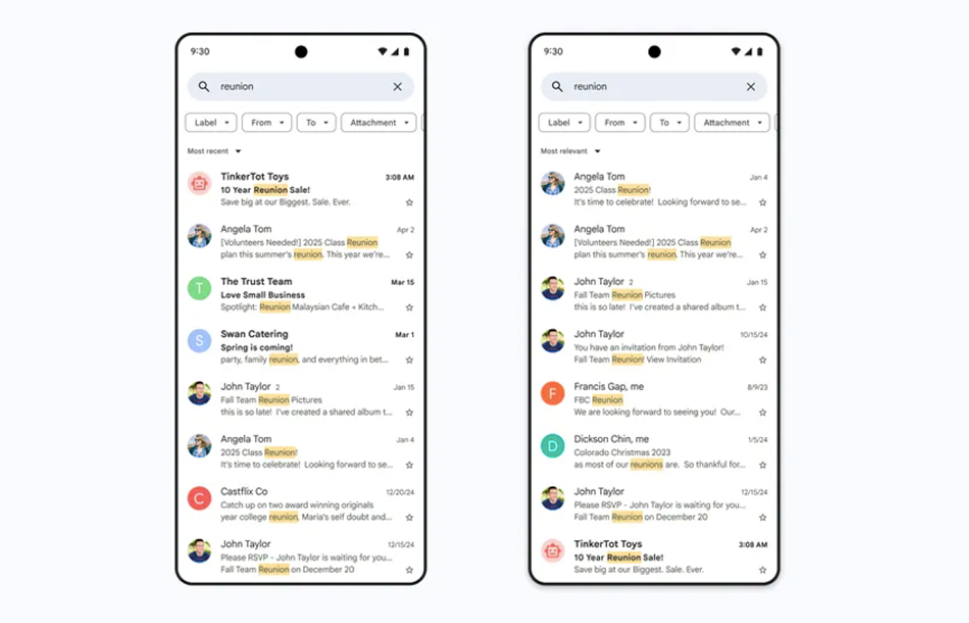 Gmail’s AI Update Resembles Mail for iOS 18